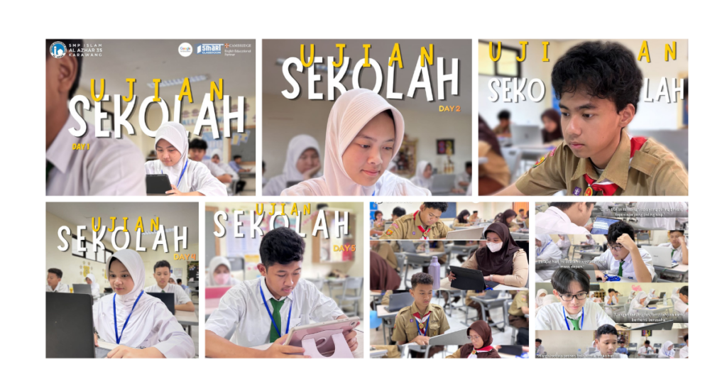 Ujian Tanpa Kertas? Intip Serunya Ujian di SMPIA 35 Karawang